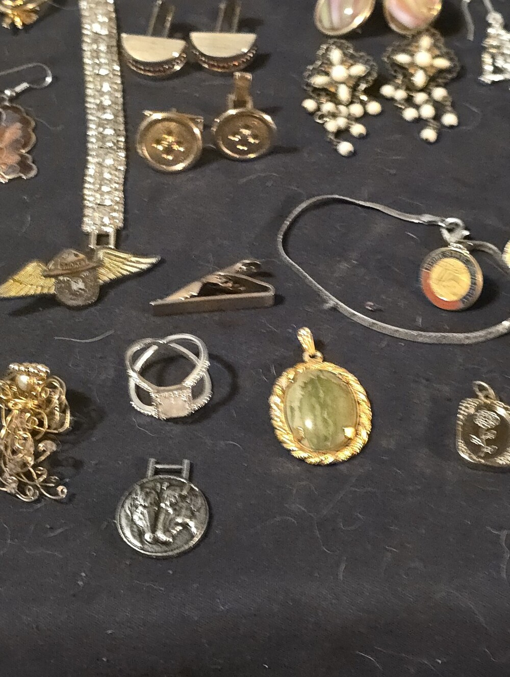 ESTATE Jewelry VINTAGE some Signed LC, 925, SWANK, BOMB PARTY, SARAH COV, Oberon - Picture 6 of 12